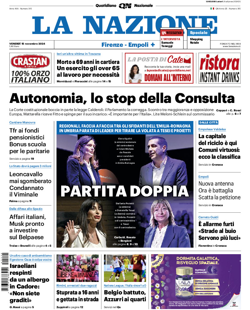 Prima-pagina-la nazione-edizione-di-oggi-20241115